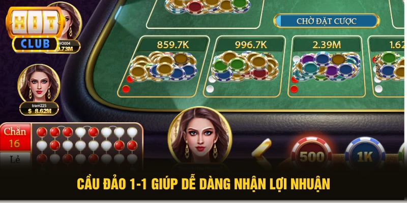 Xóc Đĩa - Luật Chơi, Tỷ Lệ Ăn & Mẹo Dự Đoán Kết Quả 3 Cầu đảo 1-1 giúp dễ dàng nhận lợi nhuận