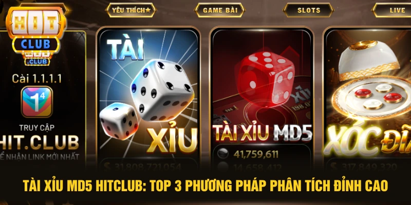 Tài Xỉu MD5 HITCLUB: Top 3 Phương Pháp Phân Tích Đỉnh Cao