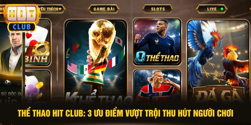 Thể Thao HITCLUB: 3 Ưu Điểm Vượt Trội Thu Hút Người Chơi