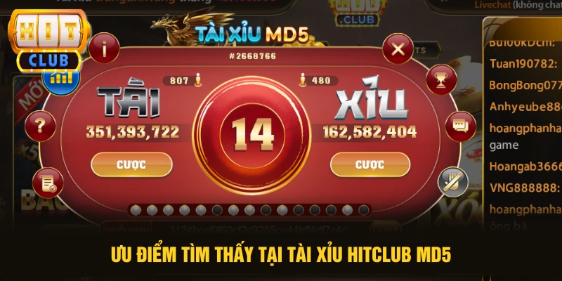 Tài Xỉu MD5 HITCLUB: Top 3 Phương Pháp Phân Tích Đỉnh Cao 2 Ưu điểm tìm thấy tại tài xỉu HITCLUB MD5